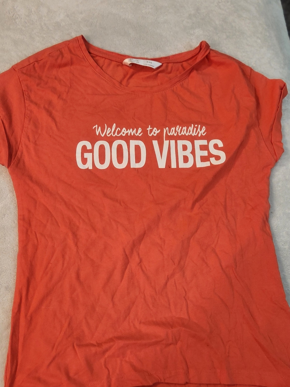 Good Vibes Orange Women’s Graphic Tee